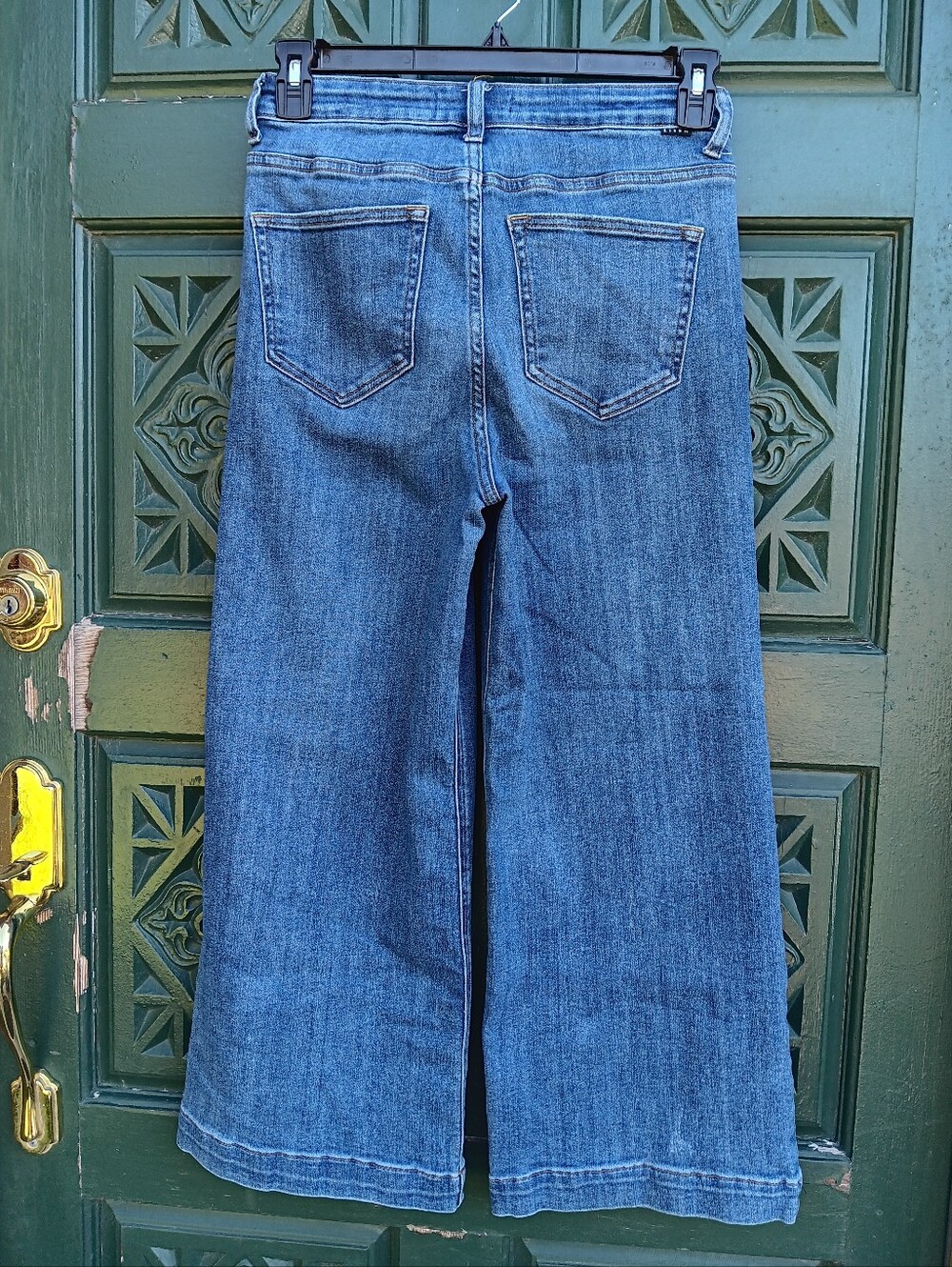Risen Wide Leg Women’s Jeans - Blue - Picture 3 of 4